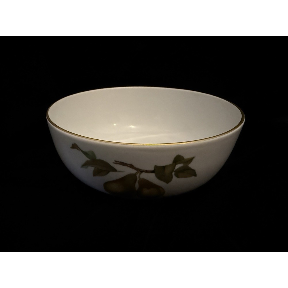 Royal Worcester Evesham Gold Vegetable Serving Bowl Fruit Provincial Country 8" - Picture 10 of 10
